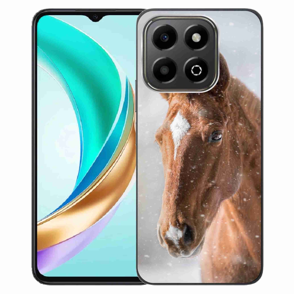 Gélový kryt mmCase na Honor X6b - hnedý kôň 2