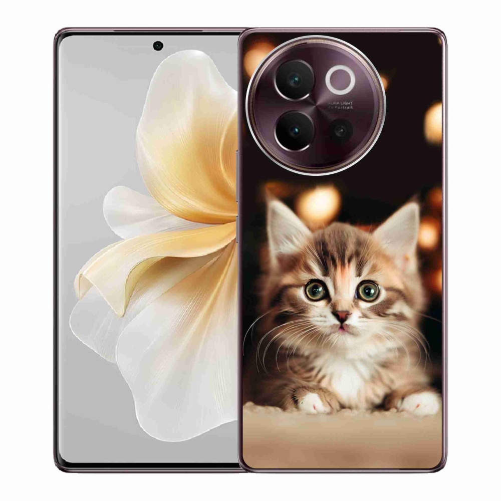 Gélový kryt mmCase na Vivo V40 Lite 5G - roztomilé mačiatko 2