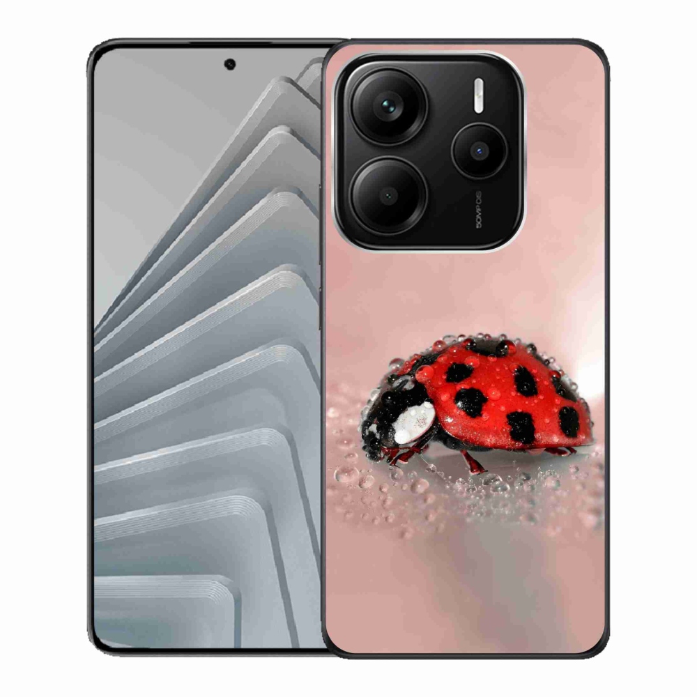 Gélový kryt mmCase na Xiaomi Redmi Note 14 5G - beruška