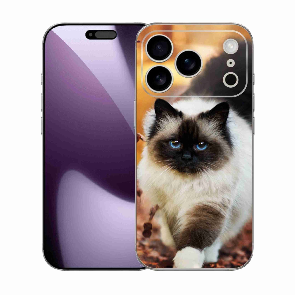 Gélový kryt mmCase na iPhone 17 Pro - mačka