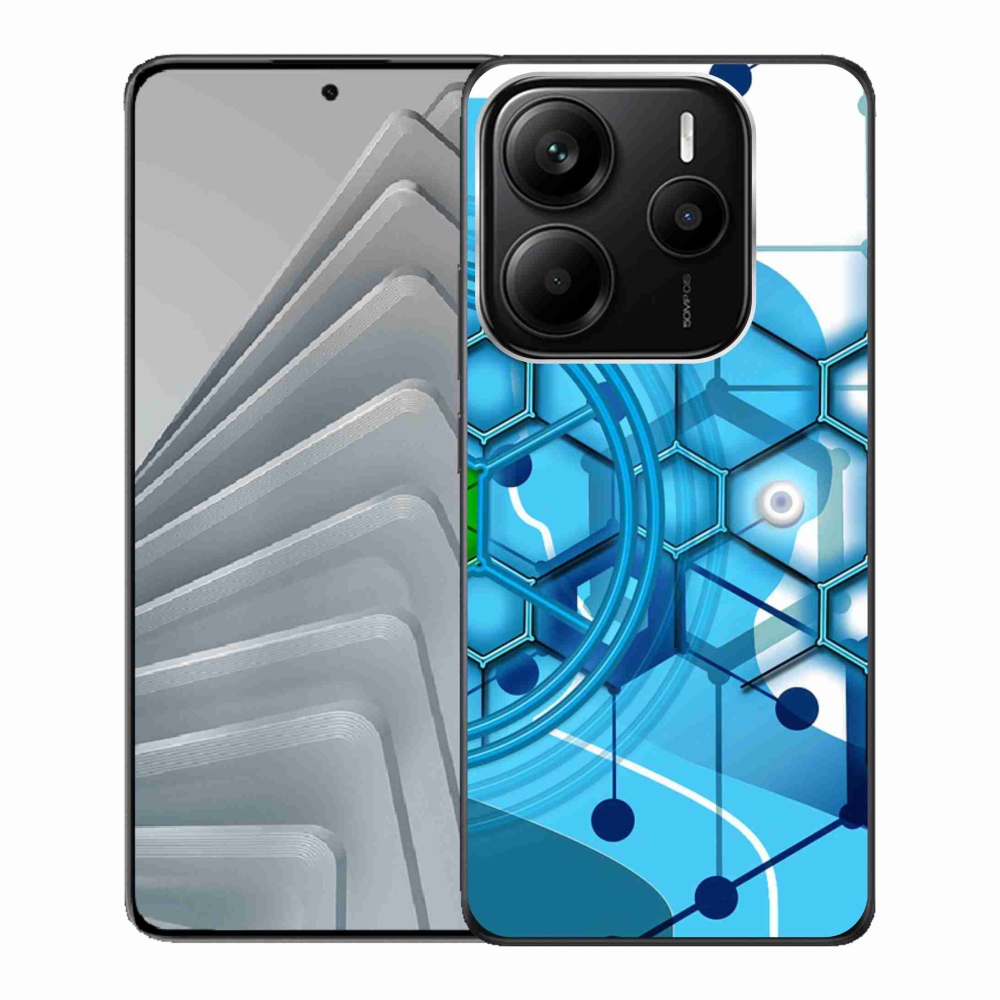 Gélový kryt mmCase na Xiaomi Redmi Note 14 5G - abstraktný vzor 2