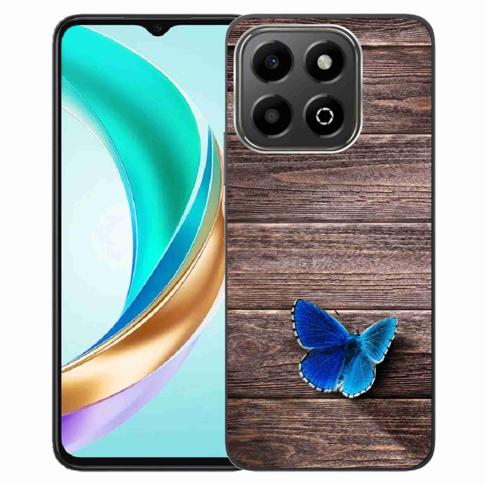 Gélový kryt mmCase na Honor X6b - modrý motýľ 1
