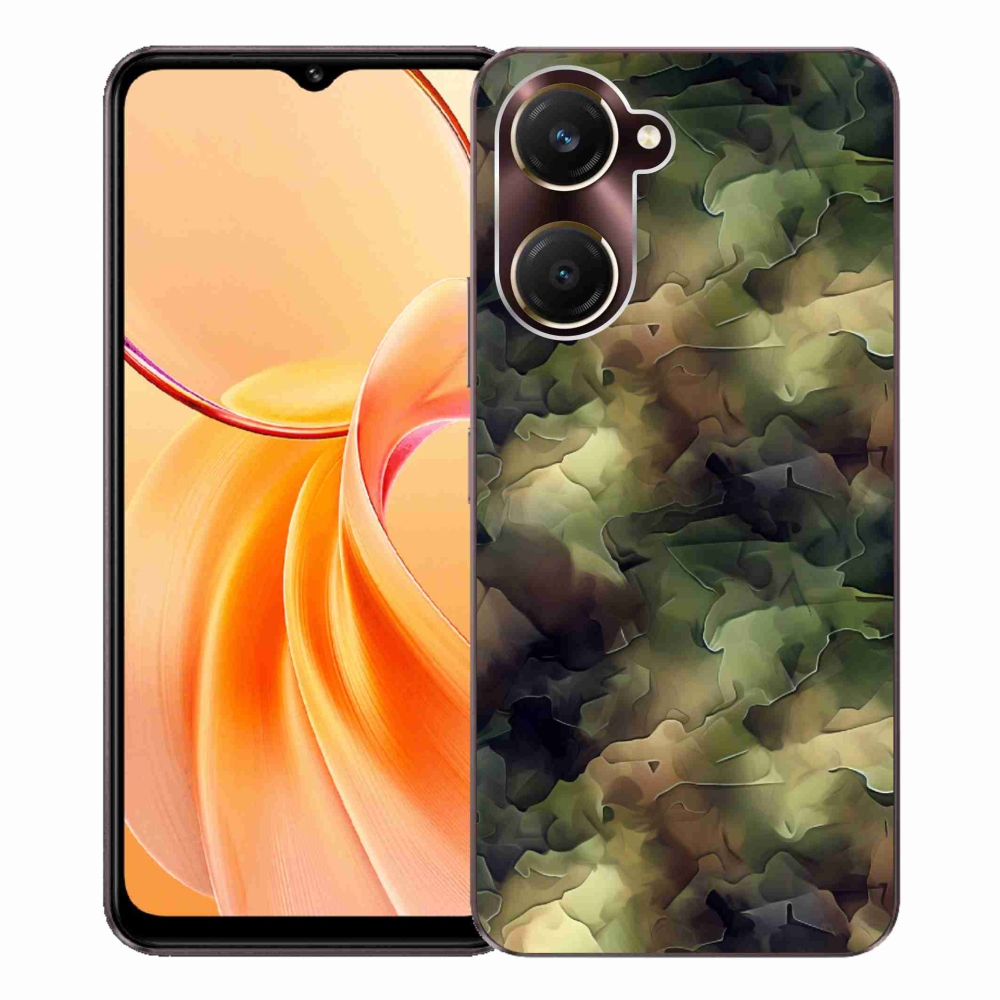 Gélový kryt mmCase na Vivo Y28s 5G - maskáčový vzor 10