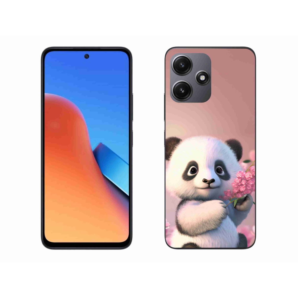 Gélový kryt mmCase na Xiaomi Redmi 12 5G - roztomilá panda