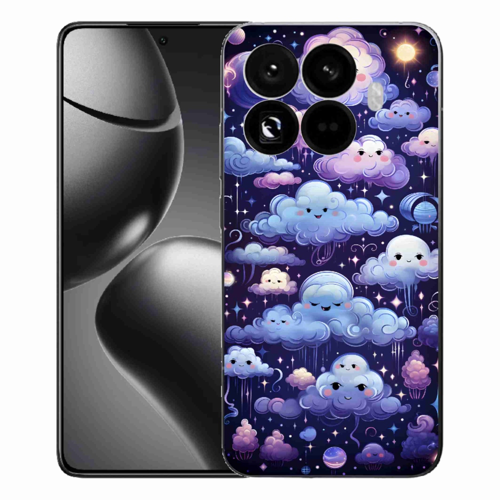 Gélový kryt mmCase na Xiaomi 15T Pro - mráčiky