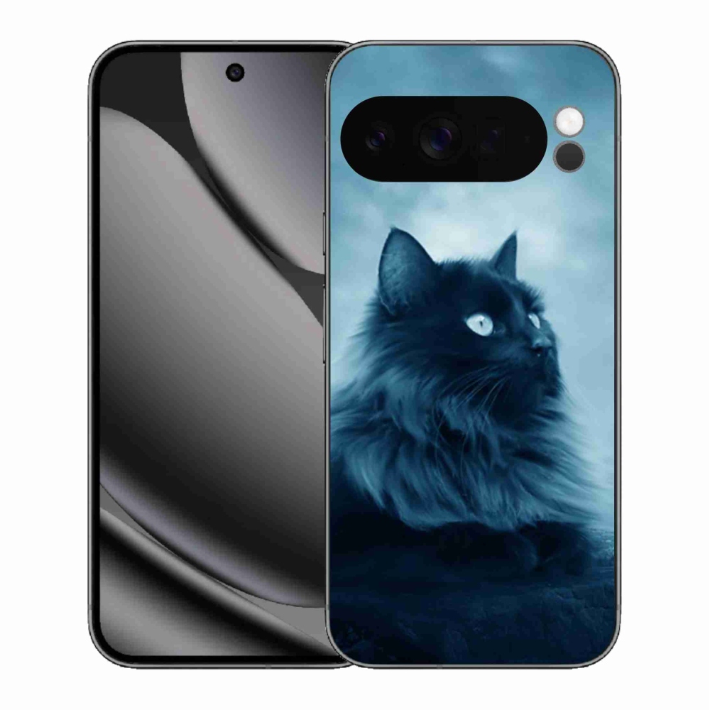 Gélový kryt mmCase na Google Pixel 10 Pro XL - čierna mačka 1
