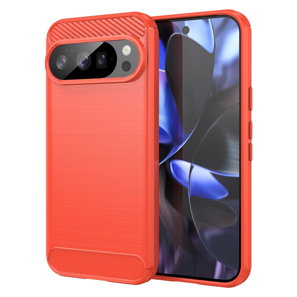 Carbon odolný gélový obal na Google Pixel 10 Pro/Pixel 10 - červený