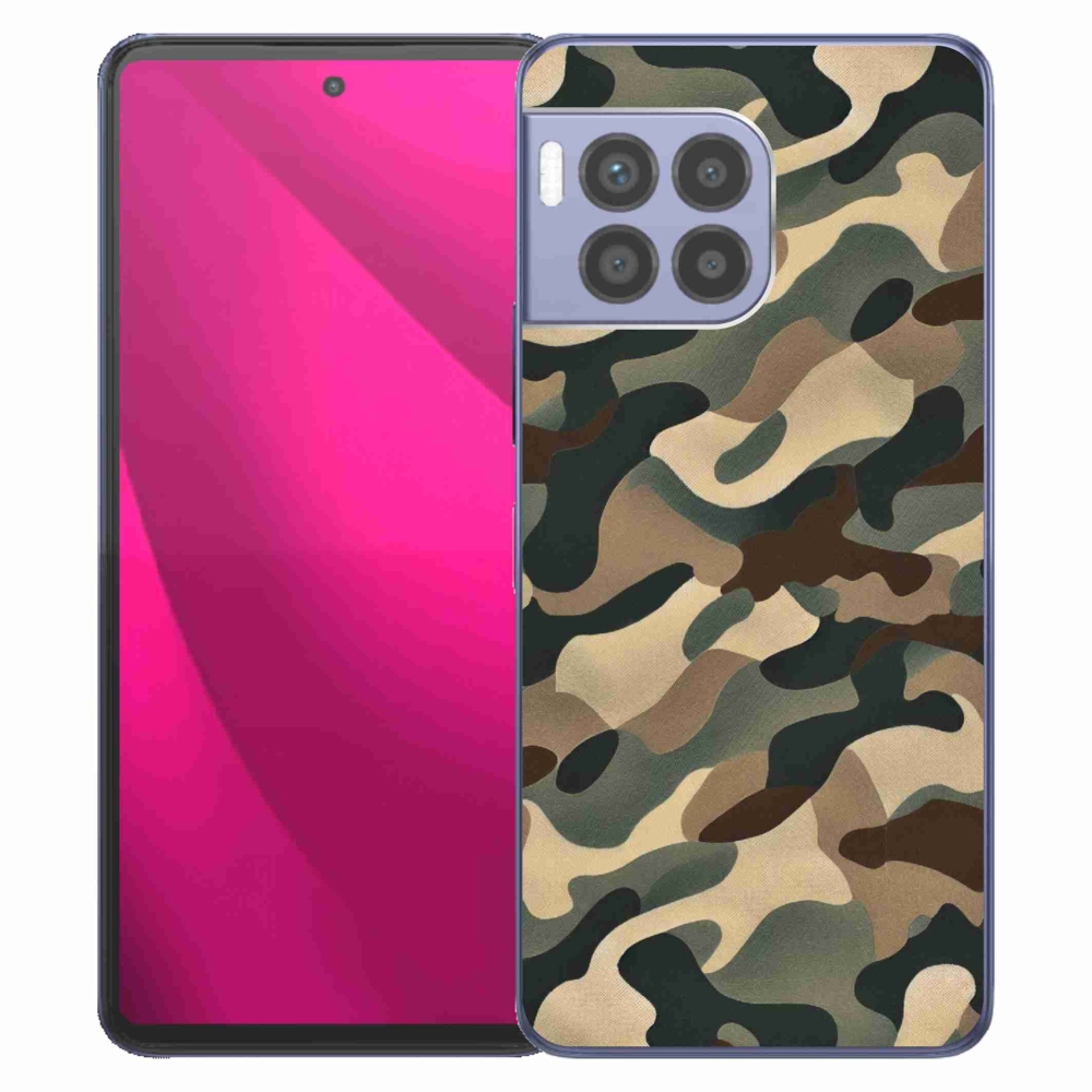 Gélový kryt mmCase na T-Mobile T Phone 2 Pro - maskáčový vzor 11