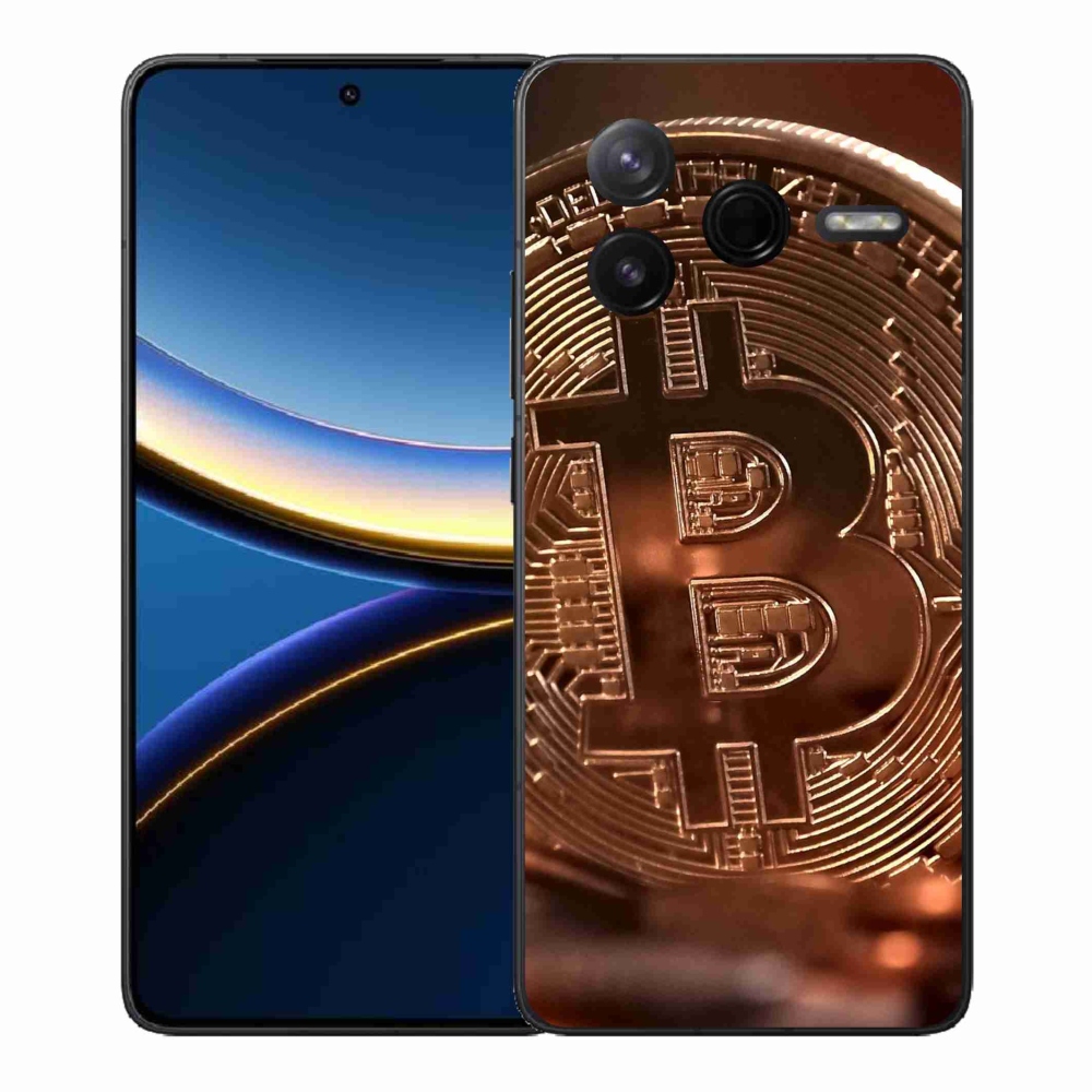 Gélový kryt mmCase na Xiaomi Poco F7 Pro - bitcoin