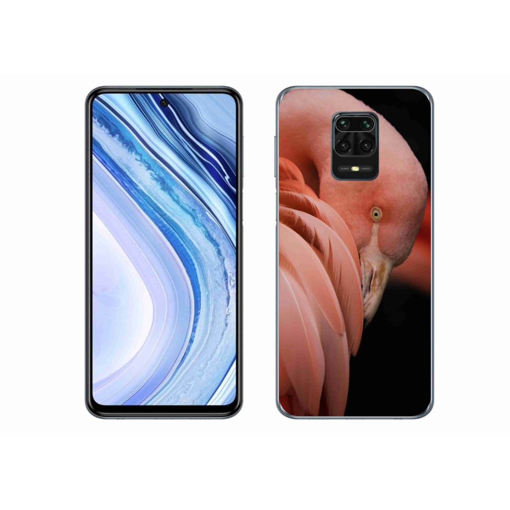 Gélový kryt mmCase na Xiaomi Redmi Note 9S - plameniak 3