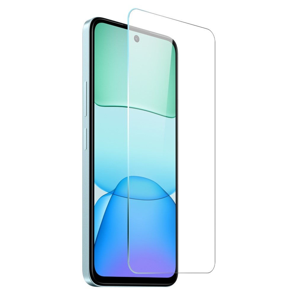 NORTHJO priehľadný gélový obal + tvrdené sklo na Xiaomi Redmi 13 4G/5G - priehľadný