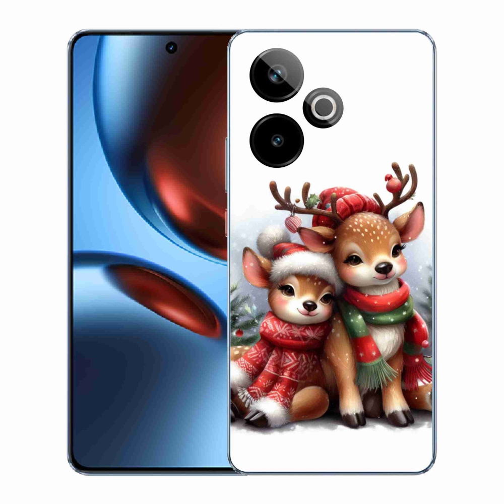 Gélový kryt mmCase na Realme GT 7 5G/GT 7T 5G - vianočné soby