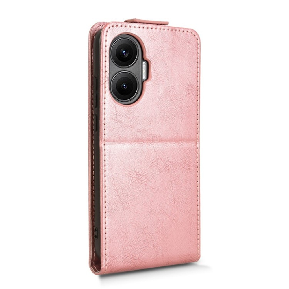 Vert flipové púzdro na Xiaomi Poco F7 5G - ružovozlaté