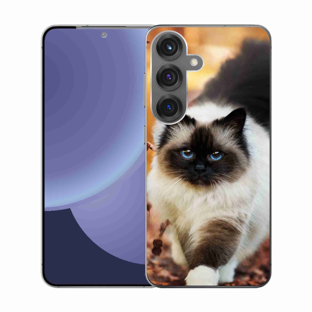 Gélový kryt mmCase na Samsung Galaxy S25 - mačka