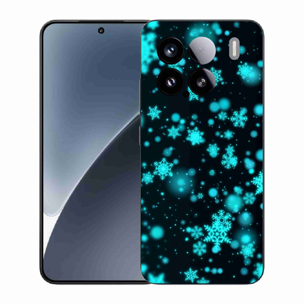 Gélový kryt mmCase na Xiaomi 15 - snehové vločky 1