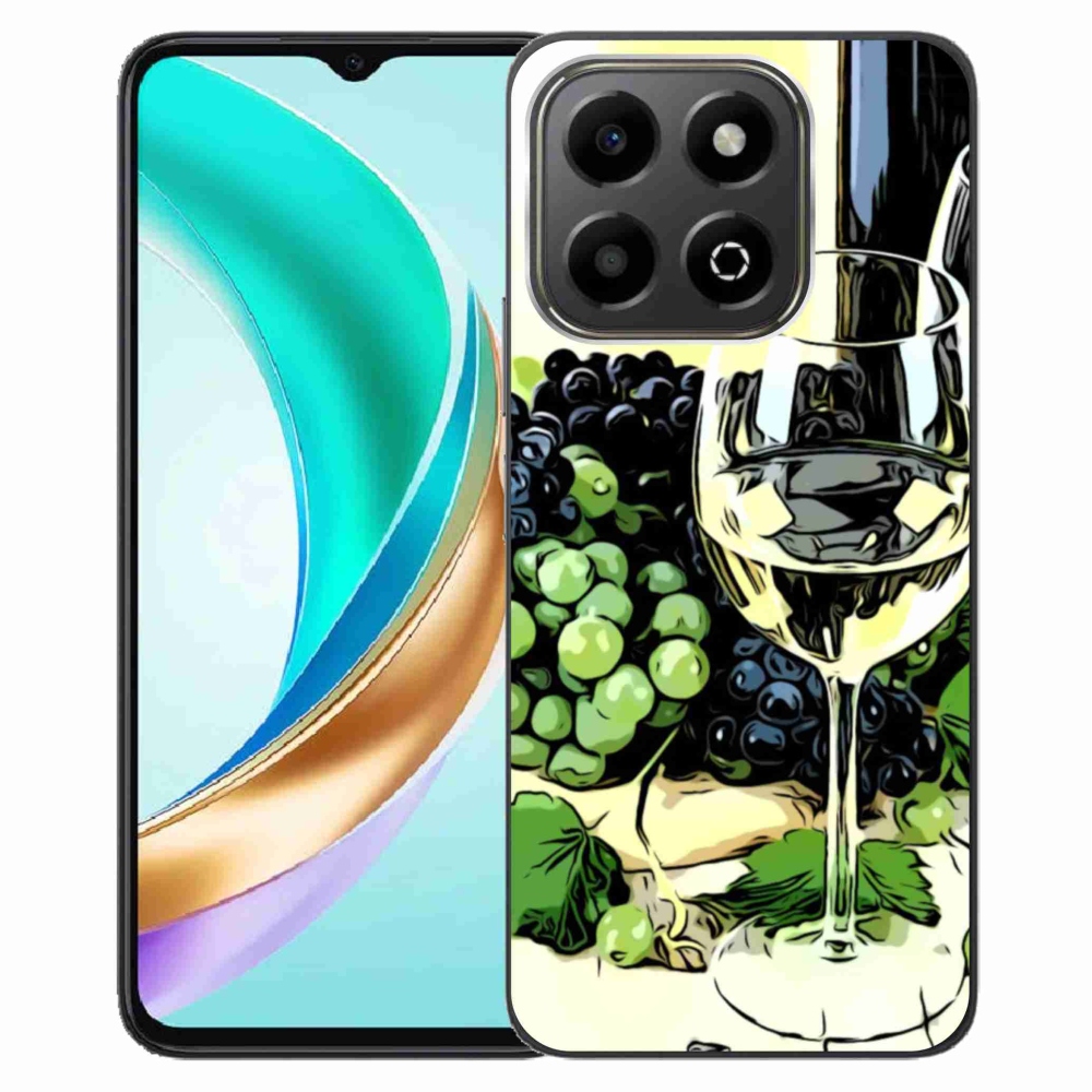 Gélový kryt mmCase na Honor X6b - pohár vína