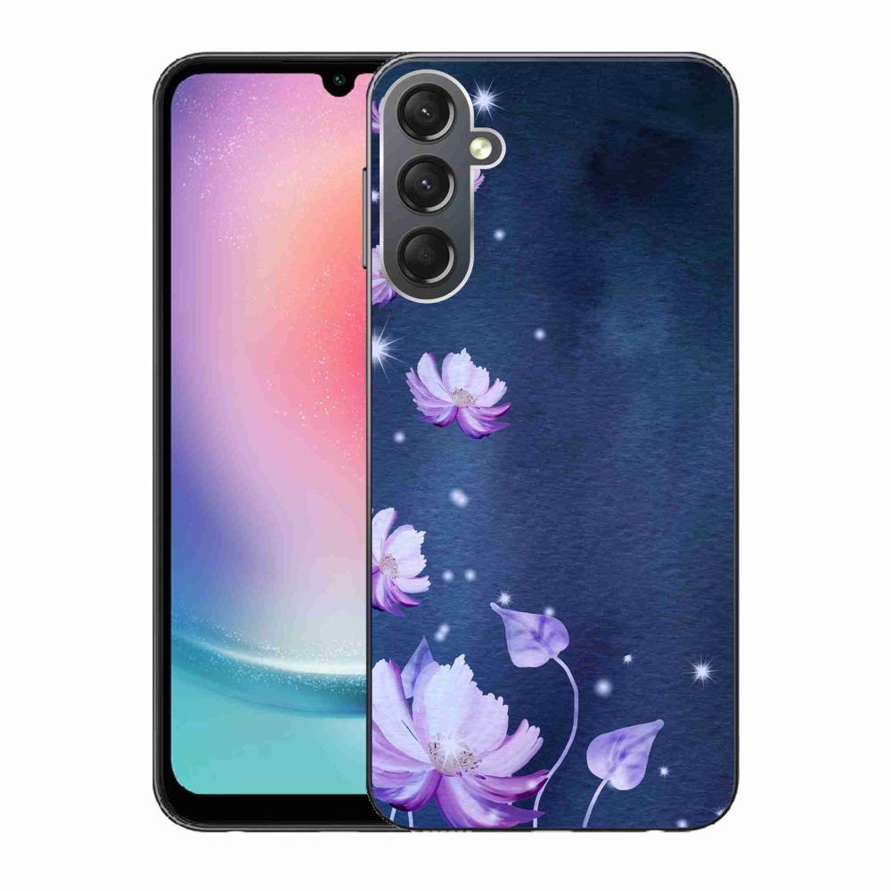 Gélový obal mmCase na Samsung Galaxy A24 - padajúce kvety