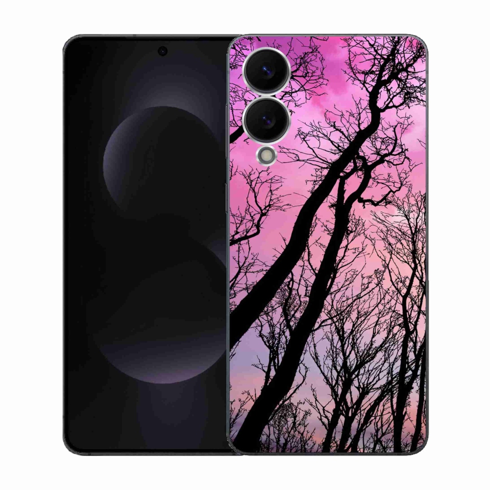 Gélový kryt mmCase na Samsung Galaxy S25 Edge - opadané stromy