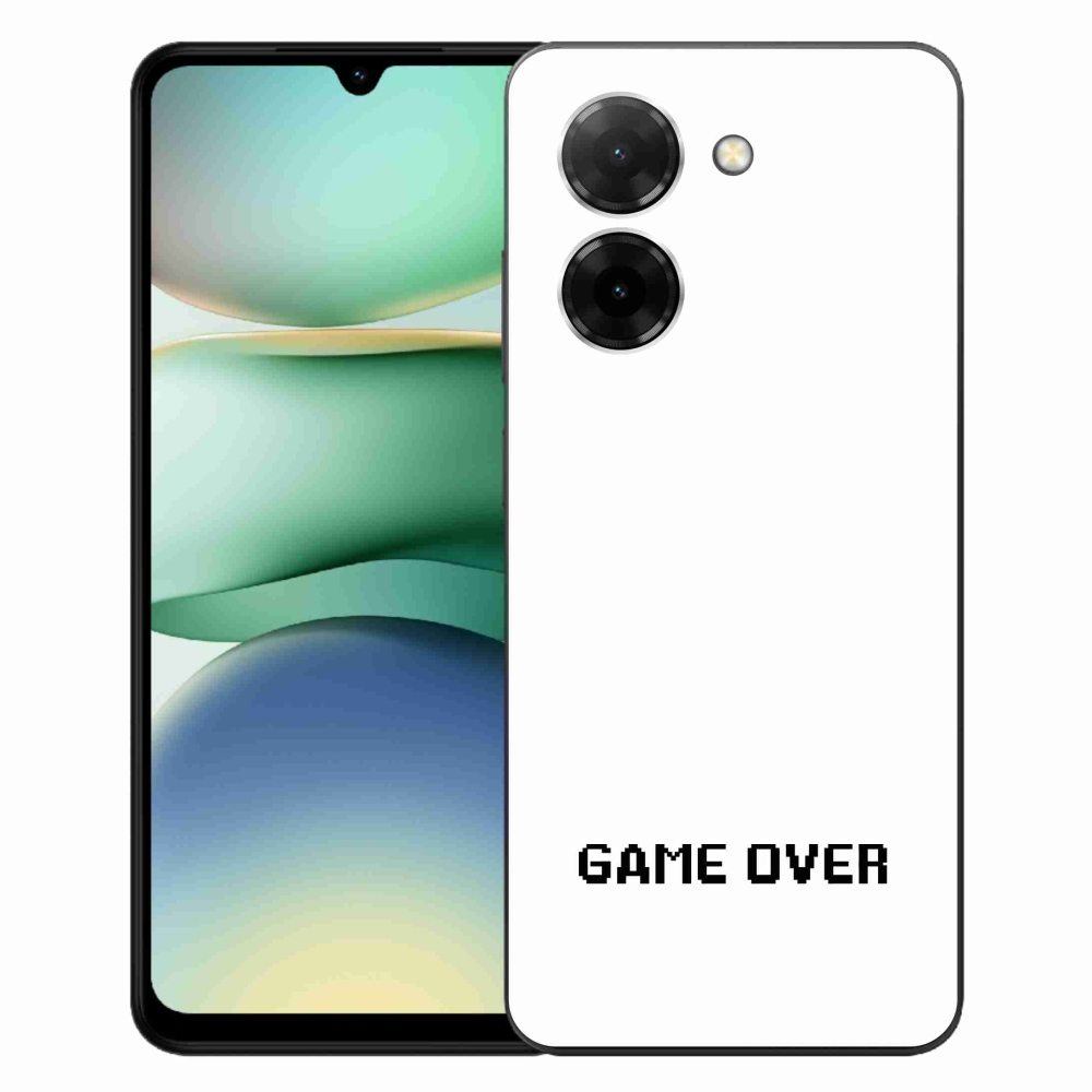 Gélový kryt mmCase na Xiaomi Redmi A5 (171.7x77.8x8.3mm) - game over biele pozadie