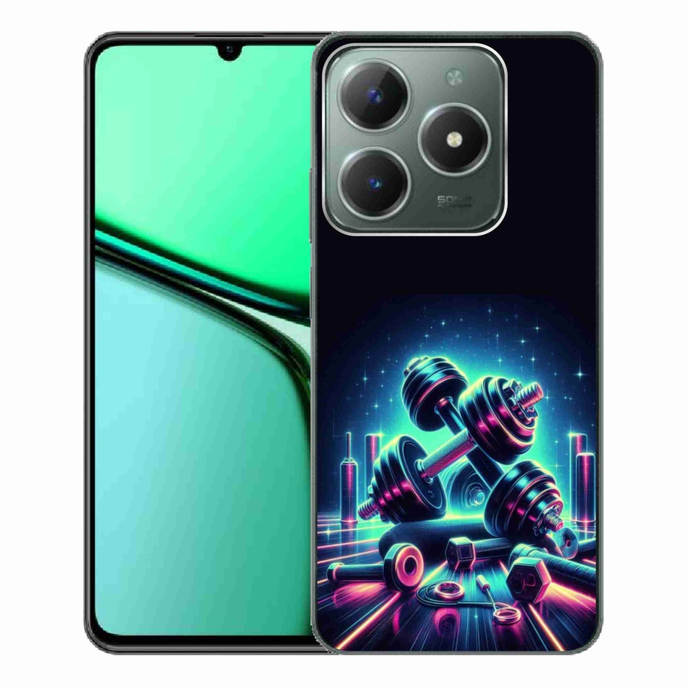 Gélový kryt mmCase na Realme C61 - činky