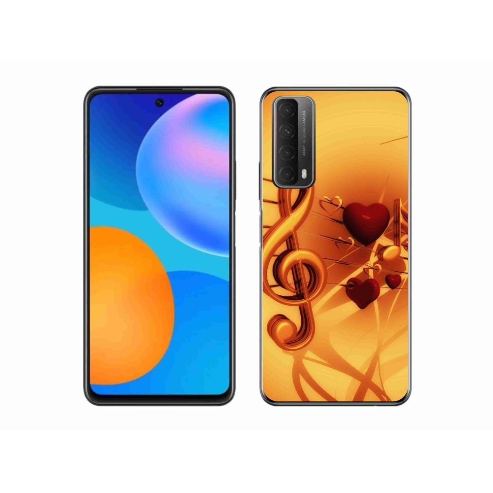 Gelový kryt mmCase na Huawei P Smart (2021) - noty