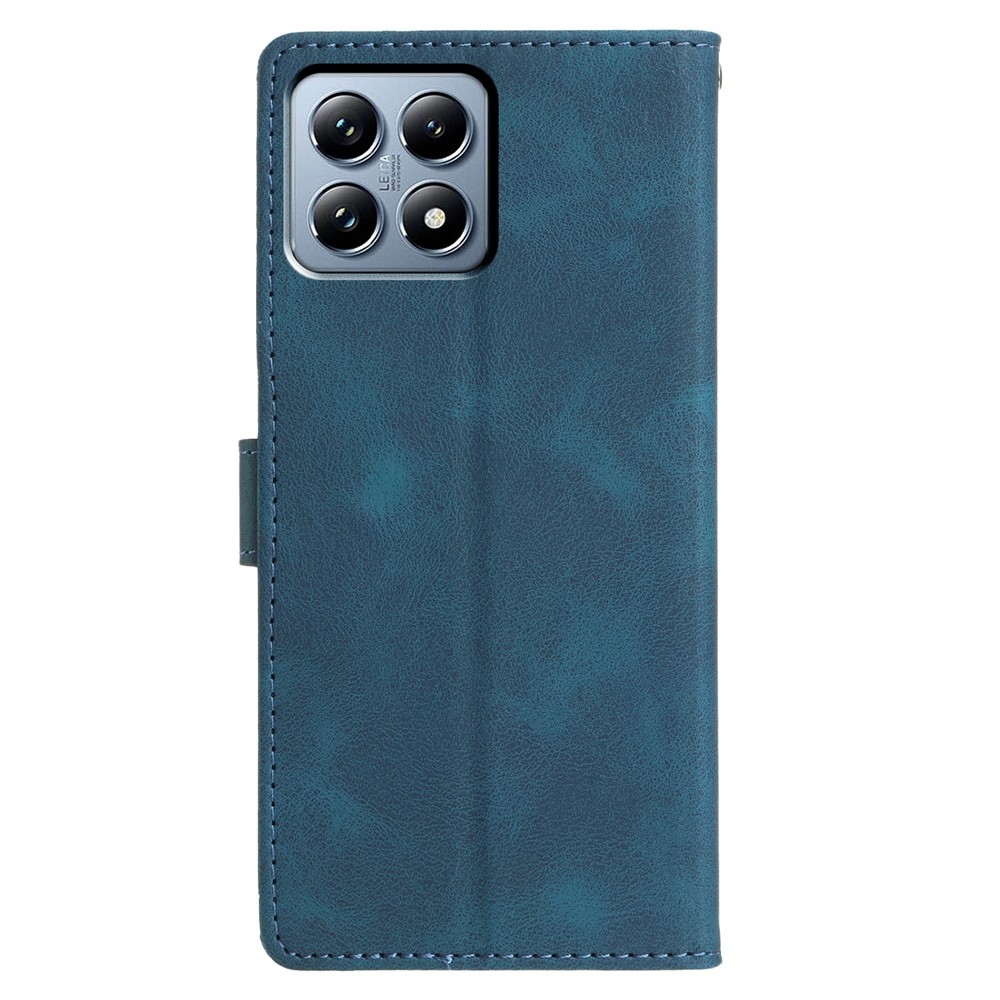 Triangly knižkové púzdro na Xiaomi 15T Pro - modré