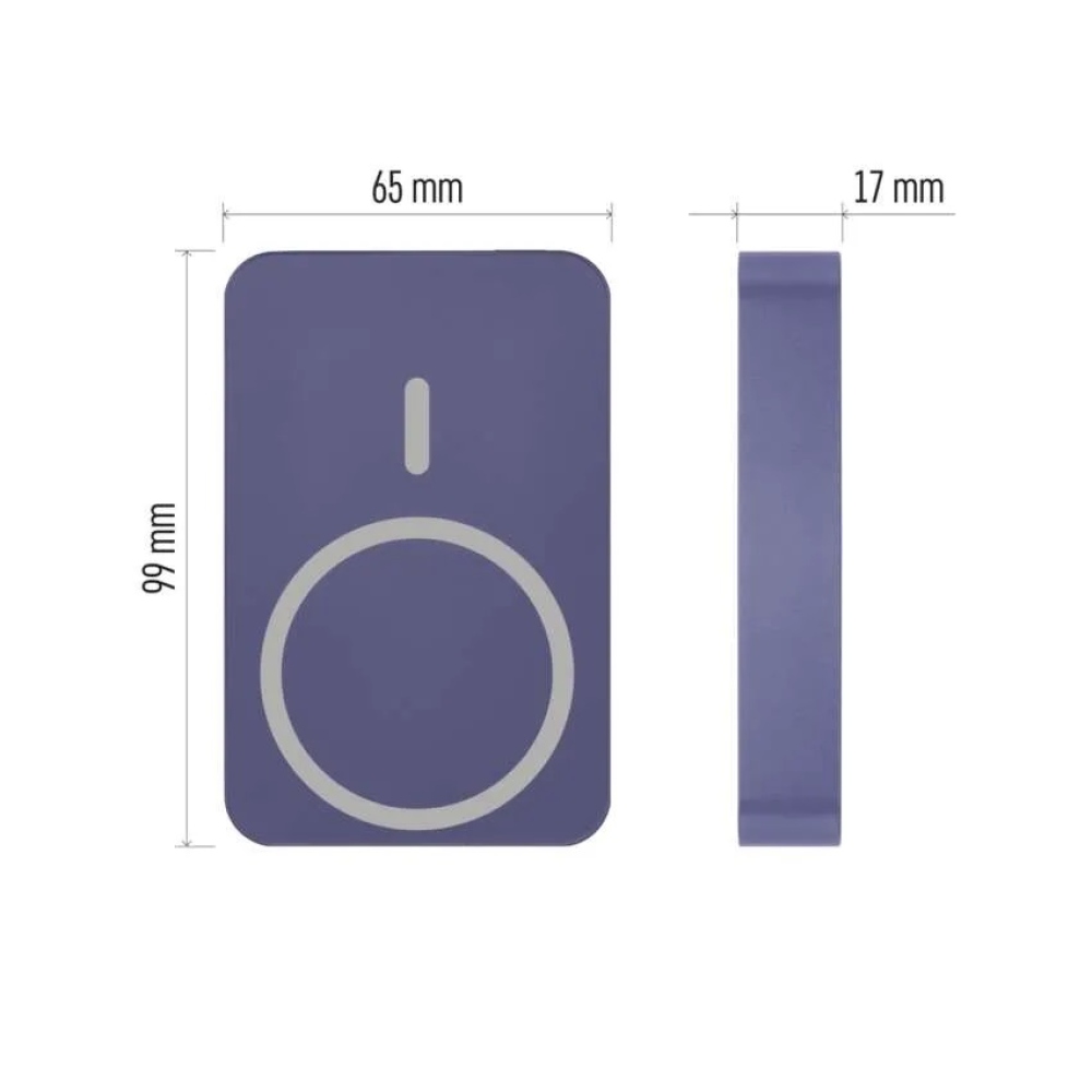 Powerbanka EMOS WI 1046, 10 000 mAh, 20 W+Wireless - modrá