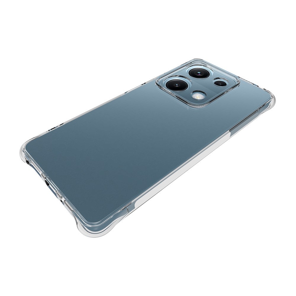 Priehľadný gélový obal s vystuženými rohmi na Xiaomi Redmi Note 14S