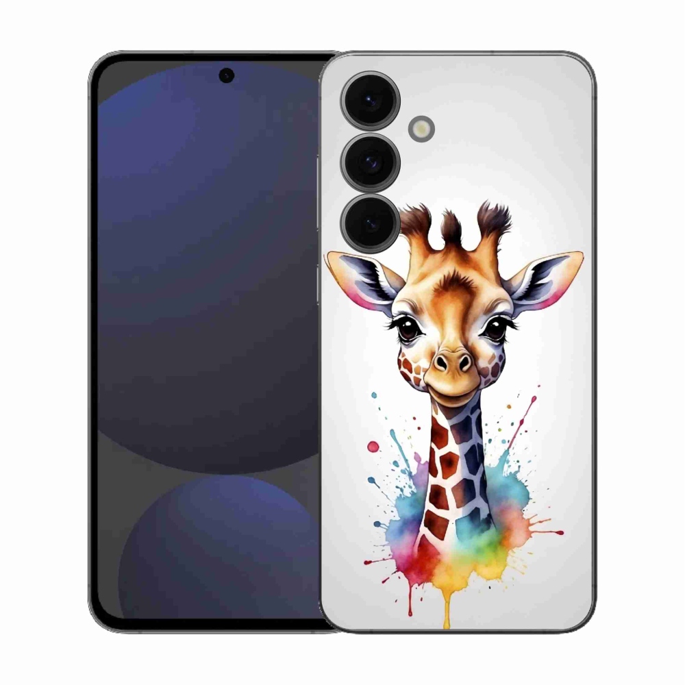 Gélový kryt mmCase na Samsung Galaxy S25 FE - žirafa 1