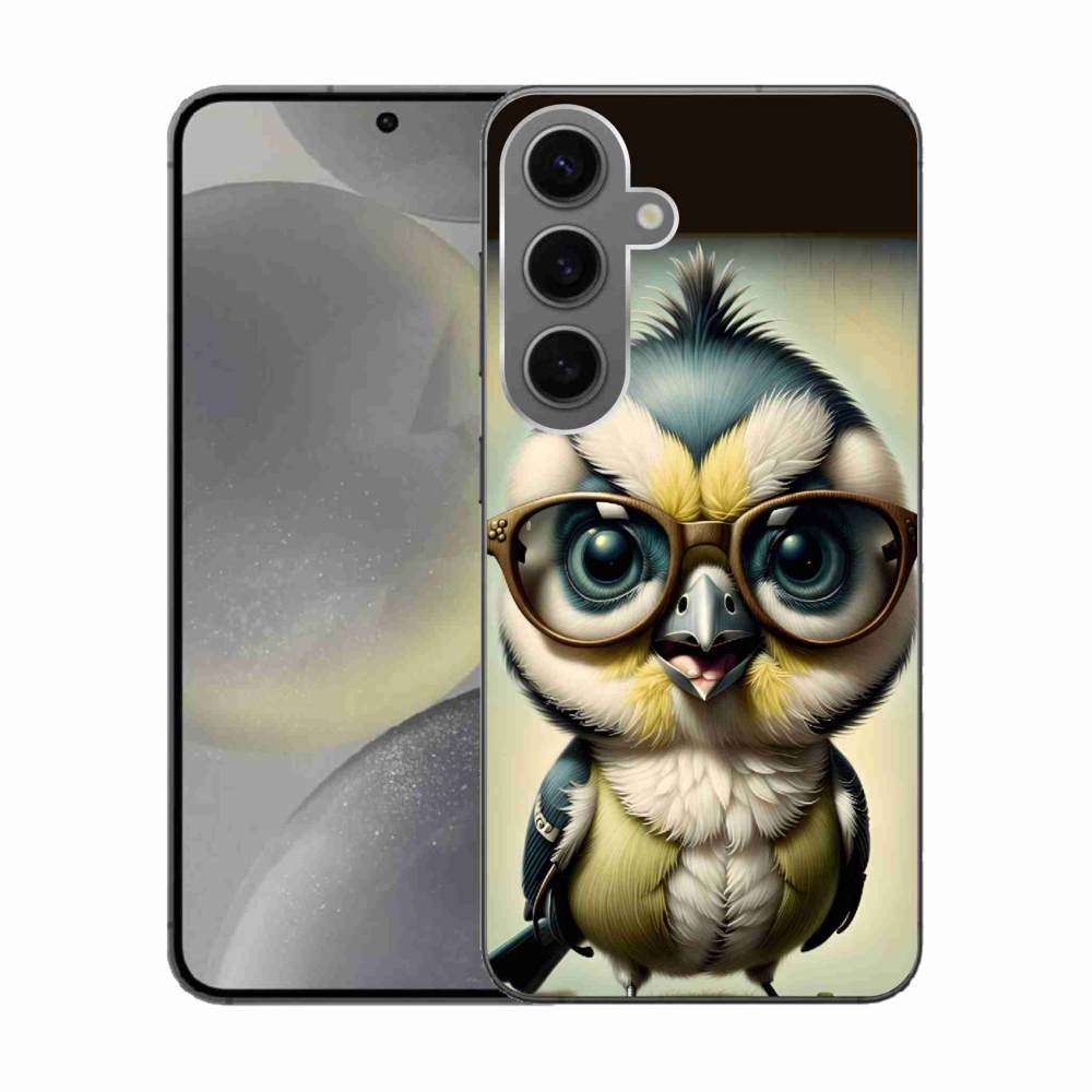 Gélový kryt mmCase na Samsung Galaxy S24 - mláďa s okuliarmi