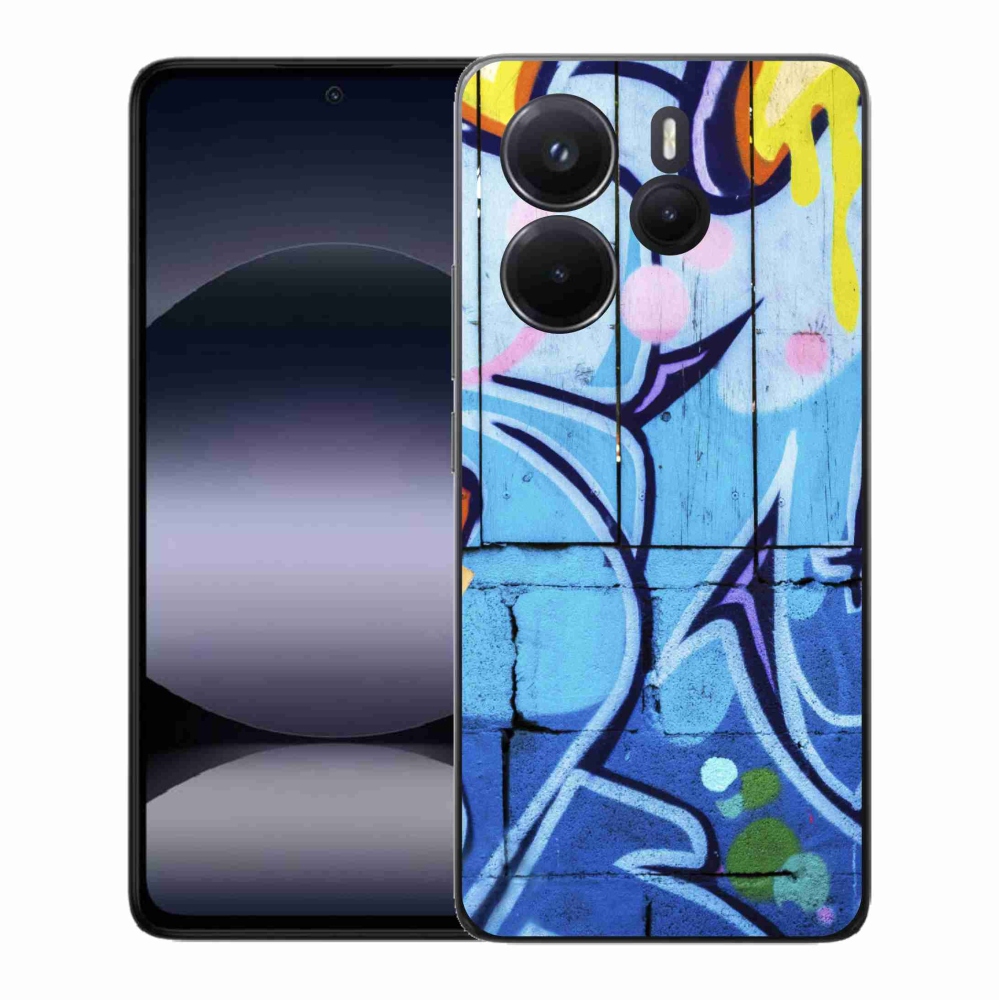 Gélový kryt mmCase na Xiaomi Redmi Note 14 - graffiti