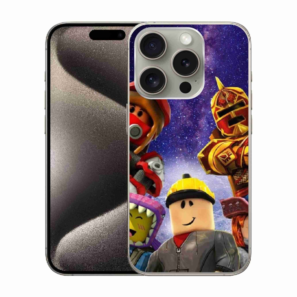 Gélový kryt mmCase na iPhone 15 Pro - roblox 3