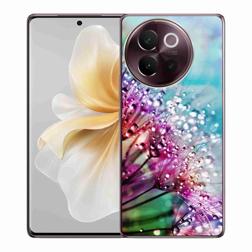Gélový kryt mmCase na Vivo V40 Lite 5G - farebné kvety
