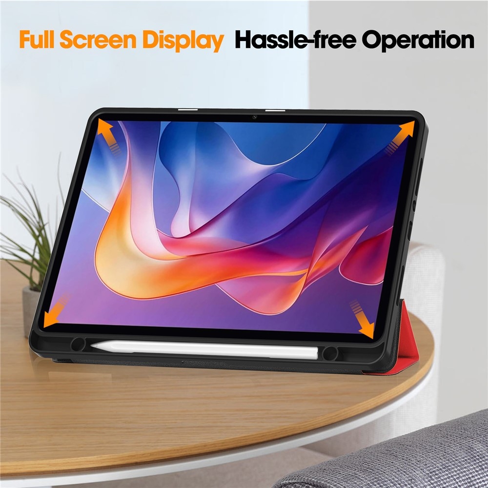 Cases chytré zatváracie púzdro na Xiaomi Redmi Pad 2 - červené