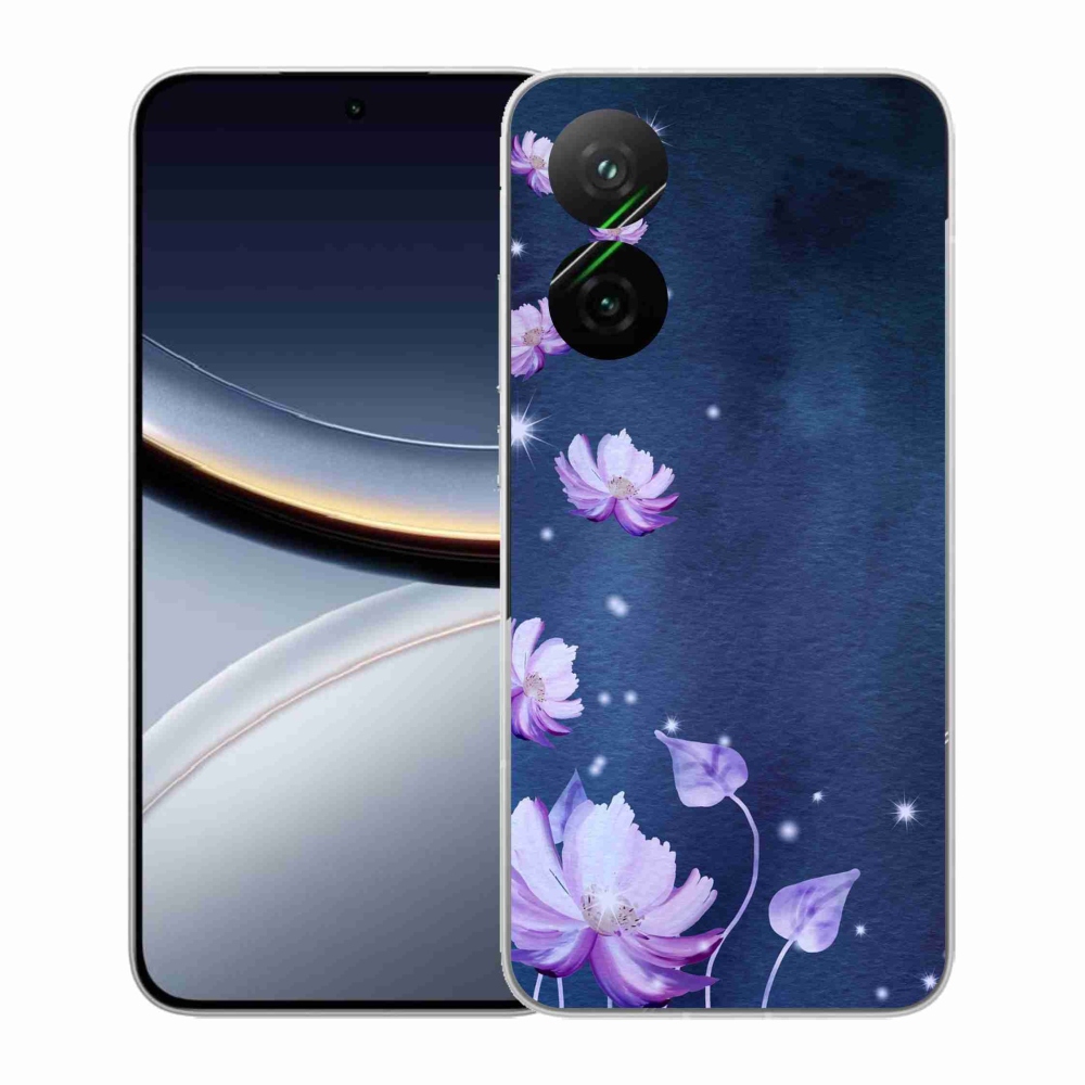 Gélový kryt mmCase na Xiaomi Poco F7 5G - padajúce kvety