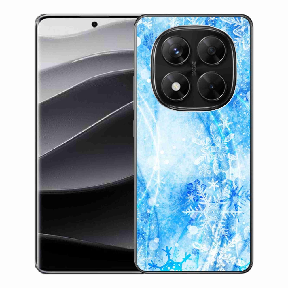 Gélový kryt mmCase na Xiaomi Redmi Note 14 Pro 5G/Poco X7 5G - snehové vločky