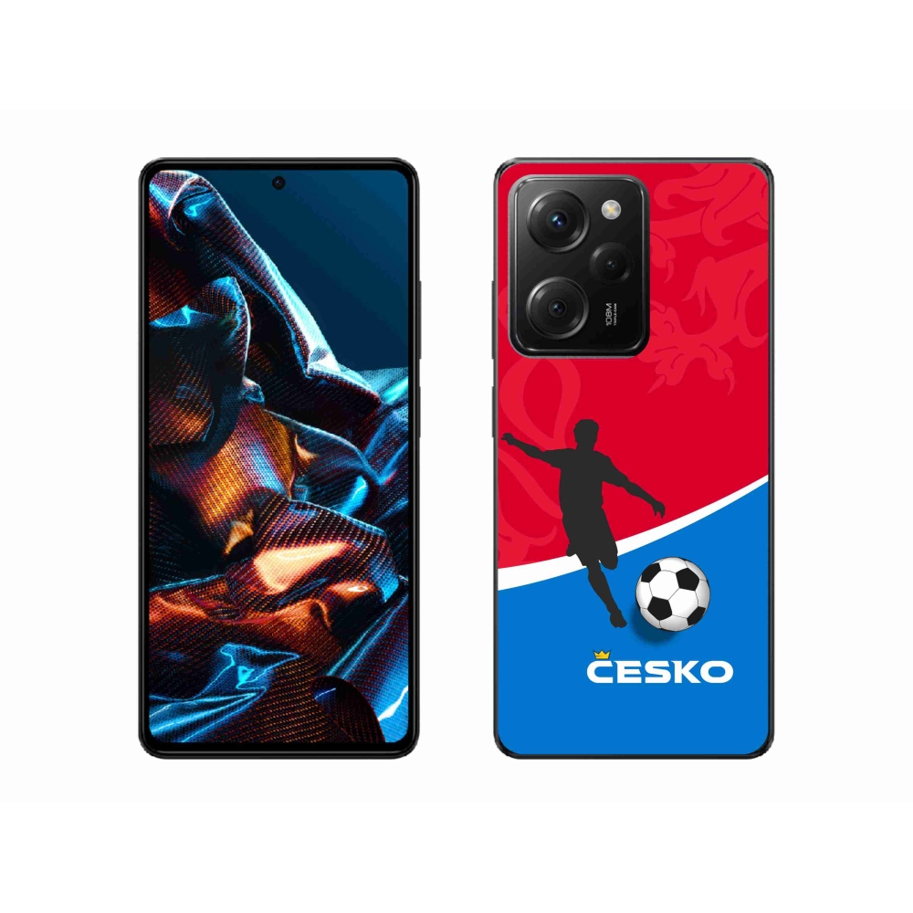 Gélový kryt mmCase na Xiaomi Poco X5 Pro 5G - futbal Česko