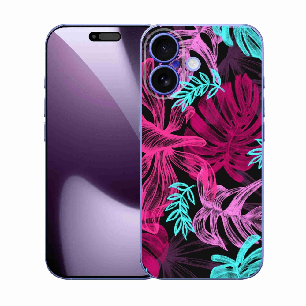Gélový kryt mmCase na iPhone 17 - kvety 1