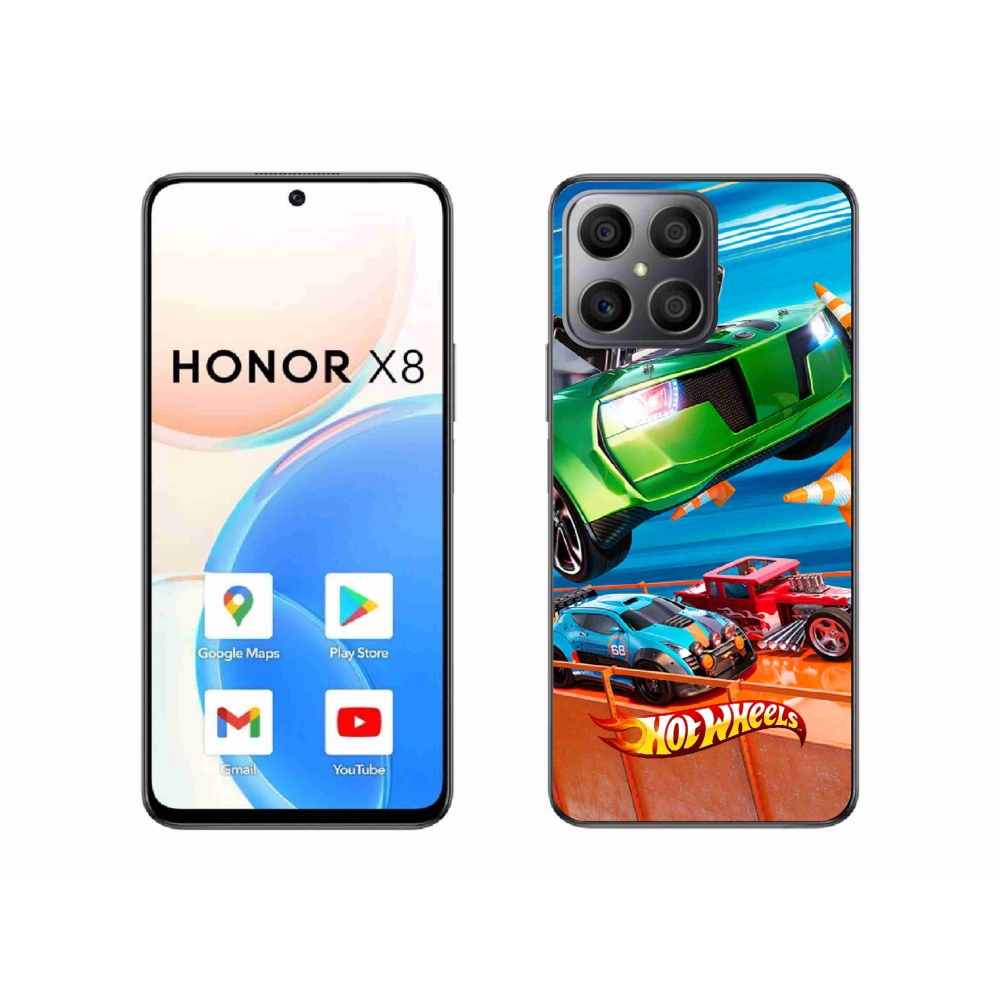 Gélový kryt mmCase na Honor X8 4G - hot wheels 1