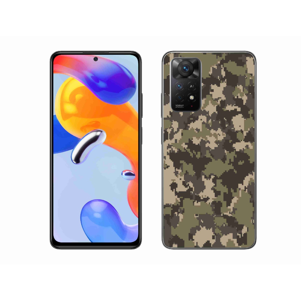 Gélový kryt mmCase na Xiaomi Redmi Note 11 Pro 4G/5G - maskáčový vzor 12