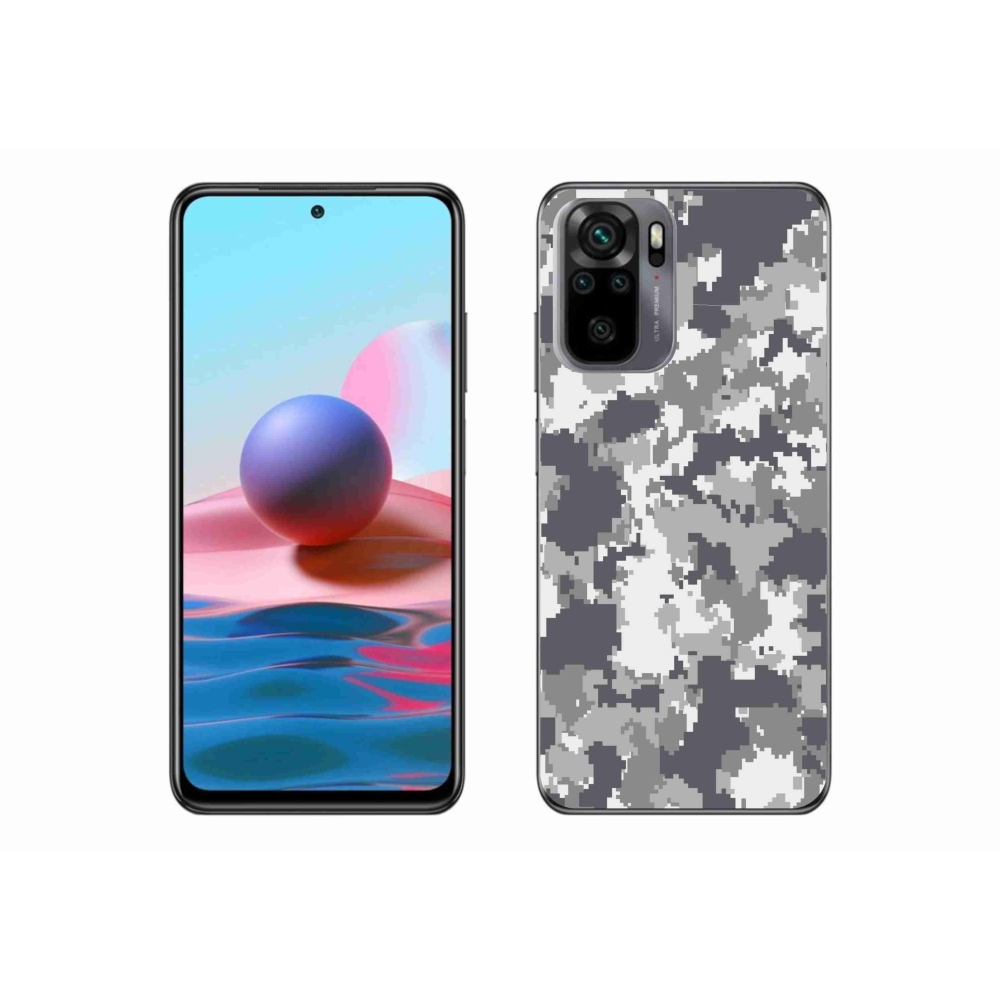 Gélový kryt mmCase na Xiaomi Redmi Note 10S - maskáčový vzor 2
