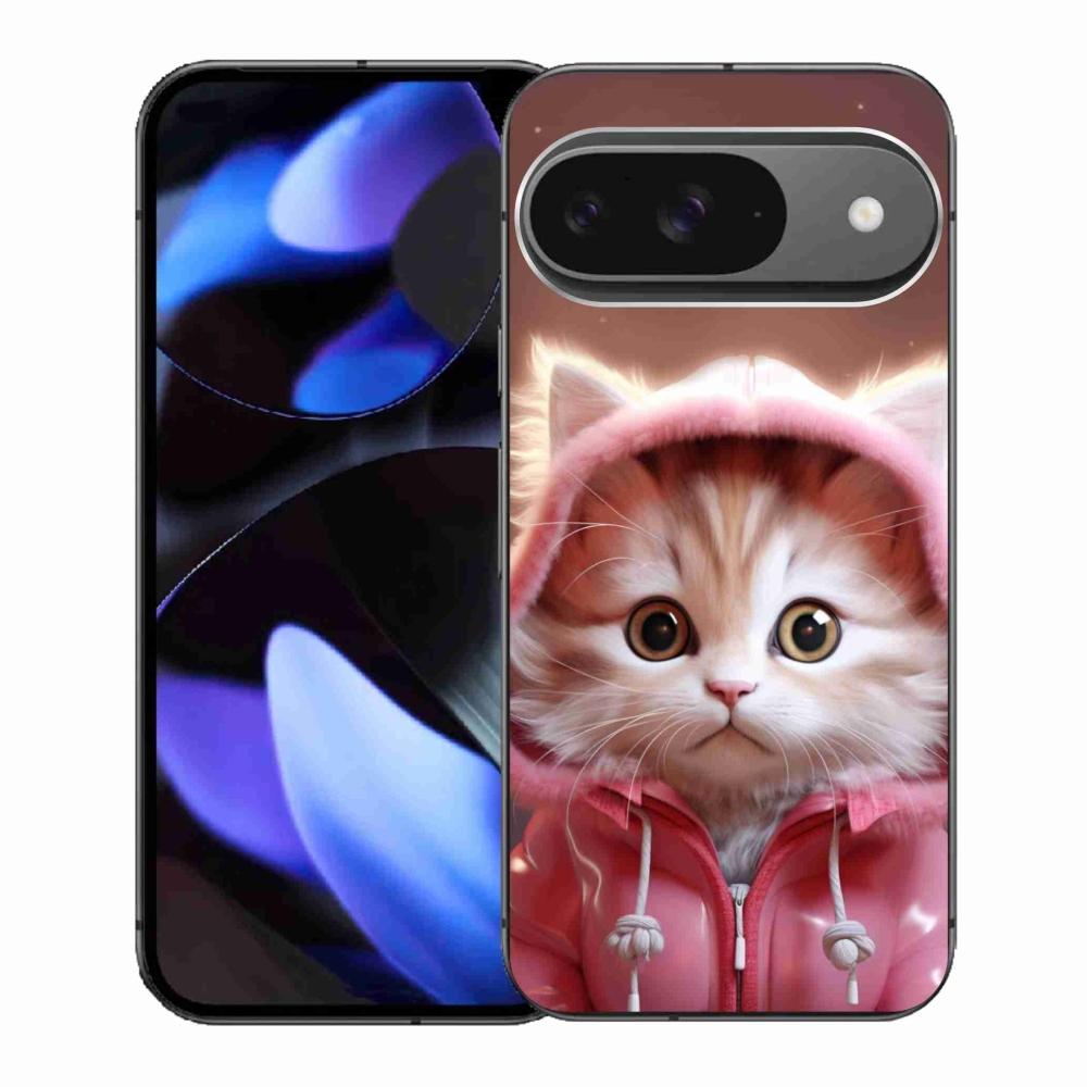 Gélový kryt mmCase na Google Pixel 9/9 Pro - roztomilé mačiatko 3