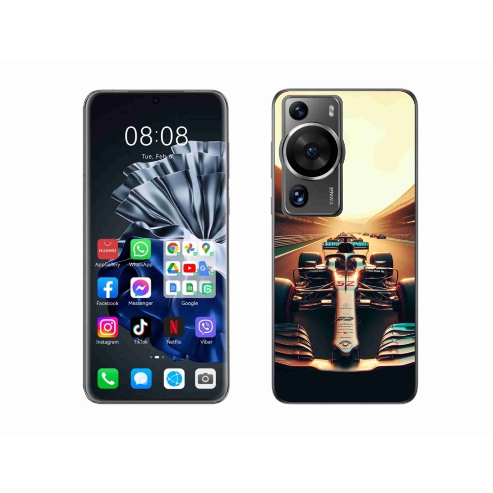 Gélový kryt mmCase na Huawei P60 Pro - formula 1