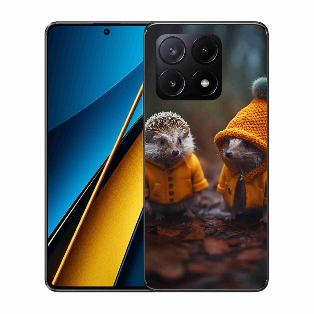 Gélový kryt mmCase na Xiaomi Poco X6 Pro 5G - ježkovia