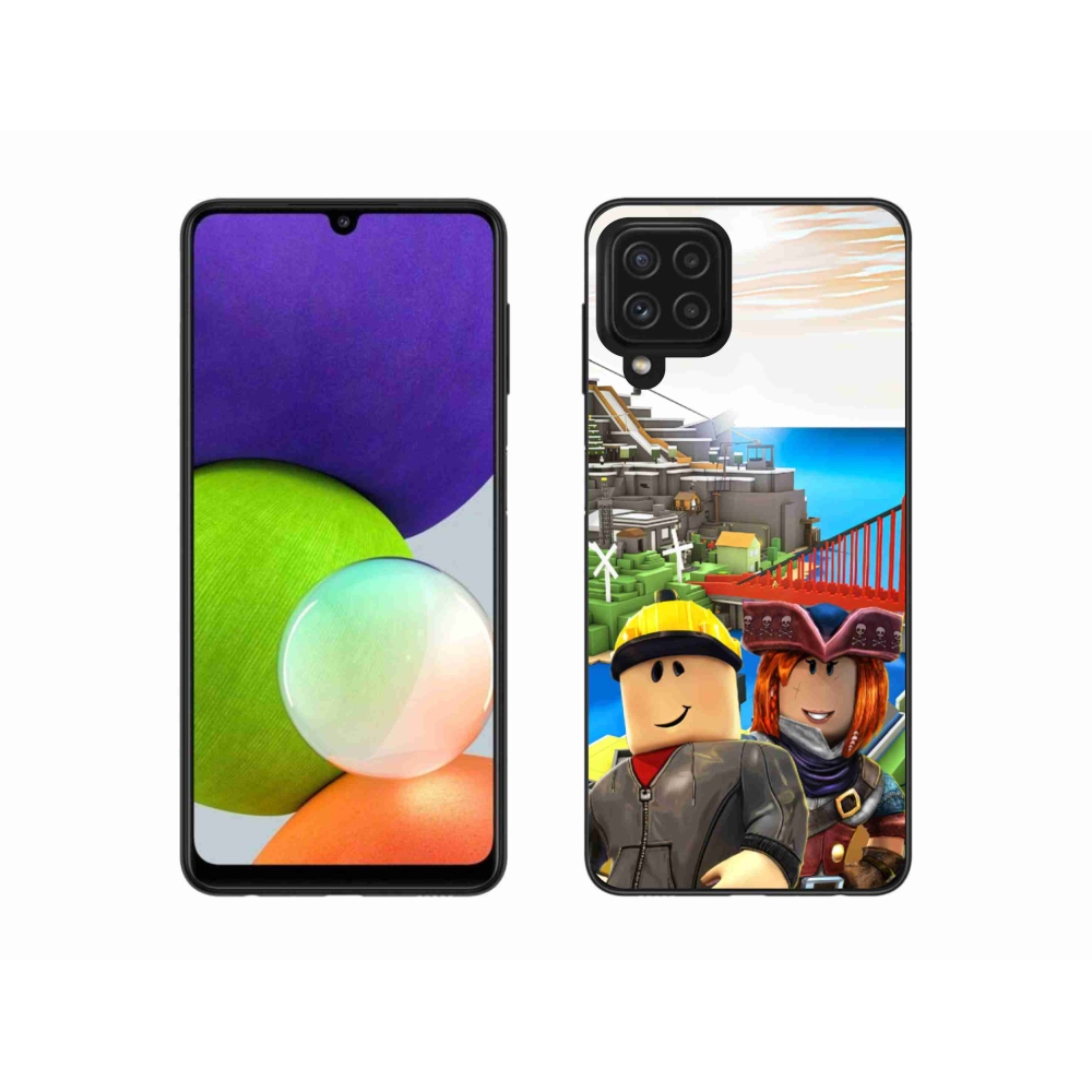 Gélový kryt mmCase na Samsung Galaxy A22 4G - roblox 1