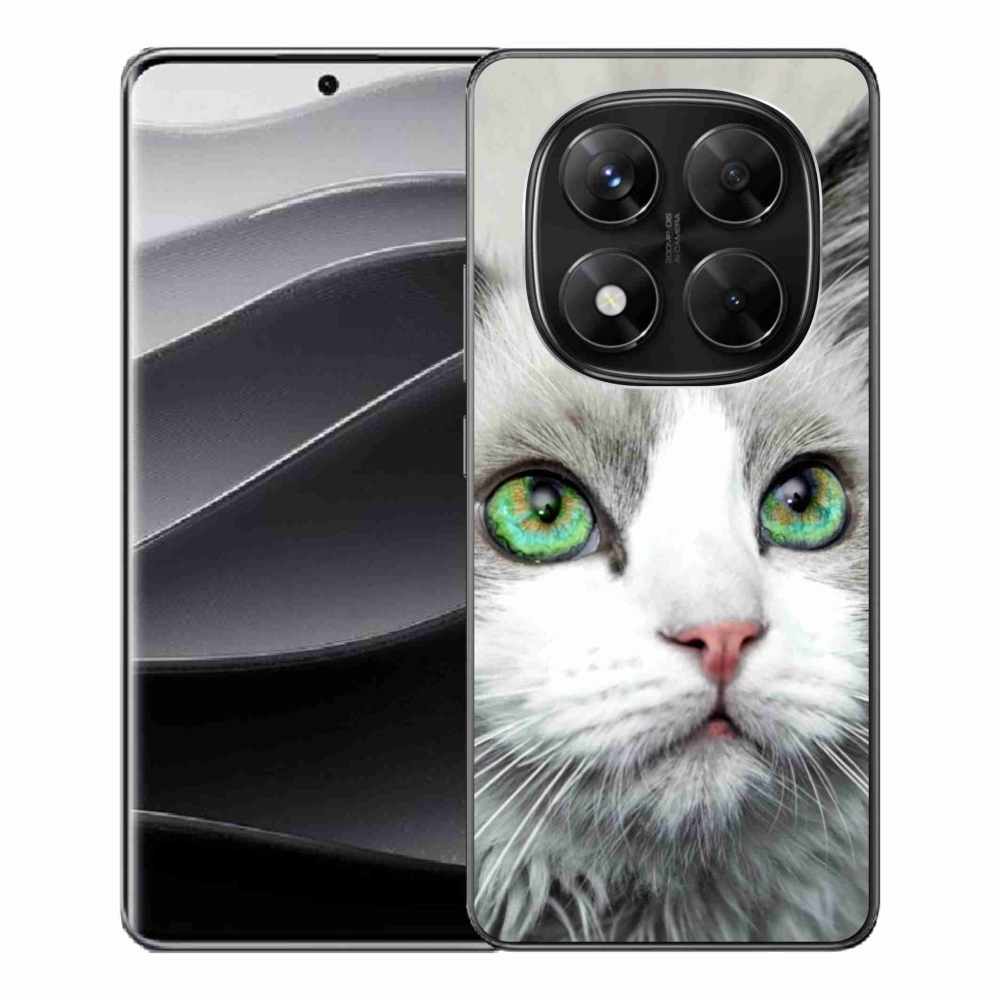 Gélový kryt mmCase na Xiaomi Redmi Note 14 Pro 5G/Poco X7 5G - kočičí pohľad