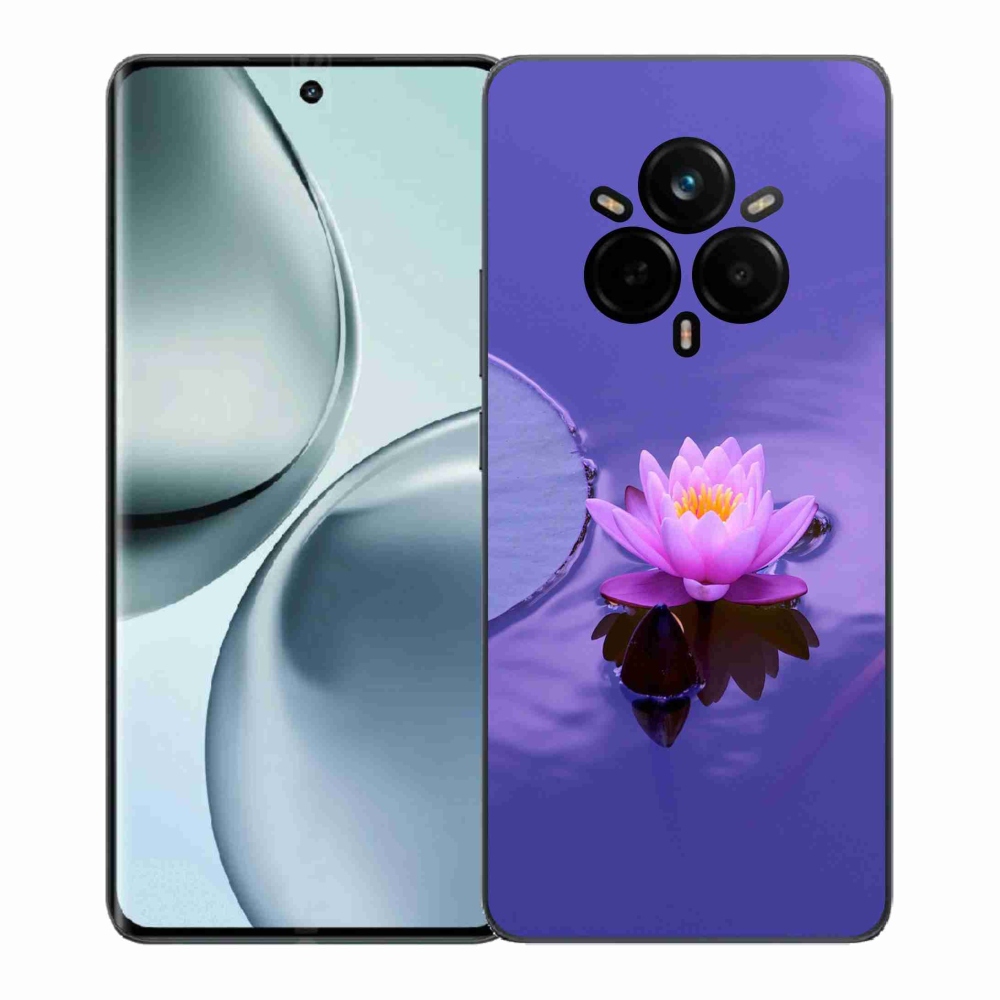 Gélový kryt mmCase na Realme 14 Pro+ 5G - kvet na hladine