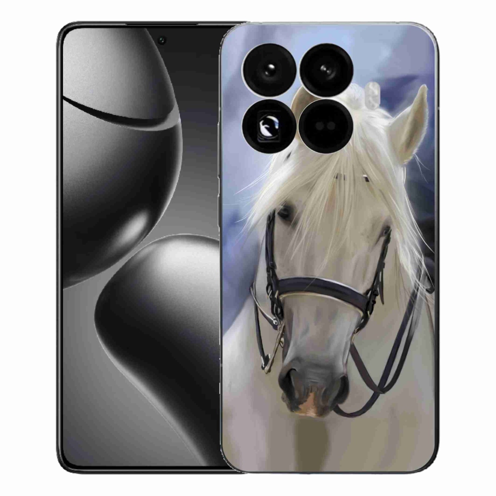 Gélový kryt mmCase na Xiaomi 15T Pro - biely kôň
