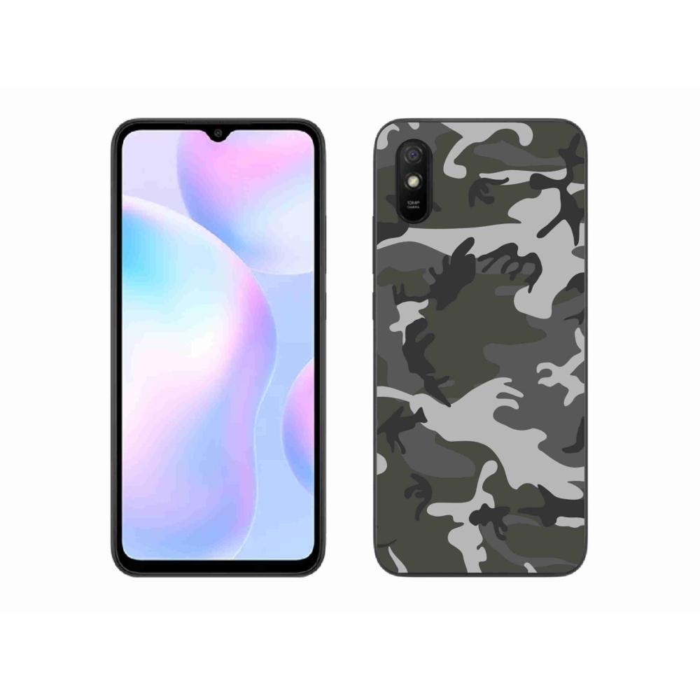 Gélový kryt mmCase na Xiaomi Redmi 9AT - maskáčový vzor