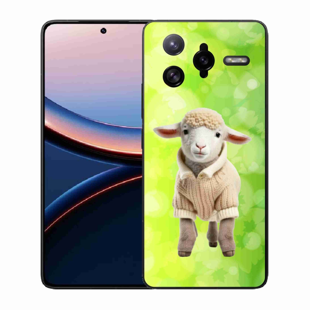 Gélový kryt mmCase na Xiaomi Poco F7 Ultra - jahňa vo svetri